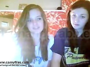 Two Hot Girls Strip On Omegle