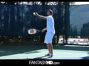 FantasyHD Naked Tennis Becomes sexual