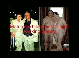 masturbation, mature, couple, exhibitionniste
