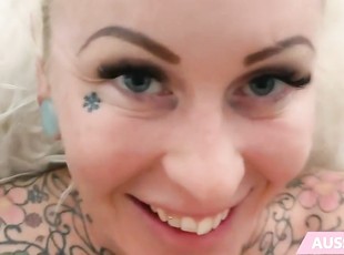 anal, gigantisk-kuk, milf, pov, blond, tatuering