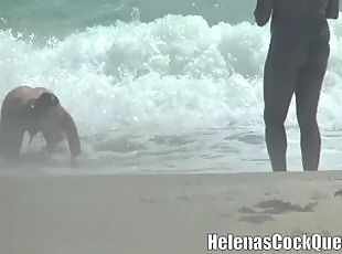 I Got Fucked On The Nude Beach By An Older Black Man With A BBC! voyeur