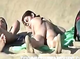Real Sex on the beach with my cousin