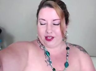 Hairy BBW Kristina with creamy pussy and dirty desires