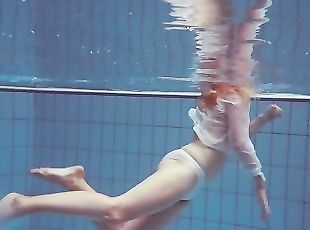 bazen, bikini, ispod-vode
