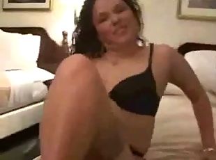White wife takes a black cock up her ass