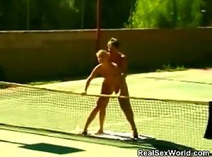 pubblici, sport, ragazze-giovani, hardcore, tennis