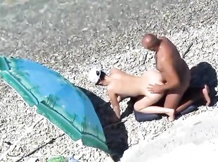 Couples On Beach Perform Doggy Position Pack